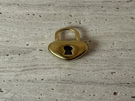 شارمز قفل قلب ذهبي (005)