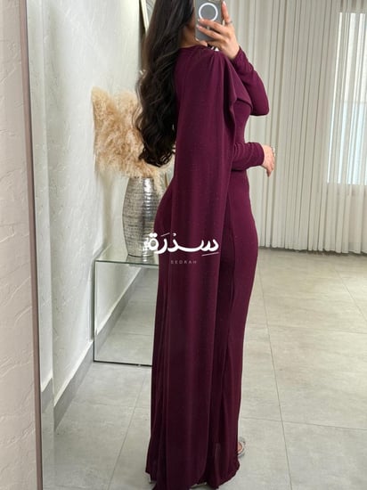 فستان سهرة ناعم