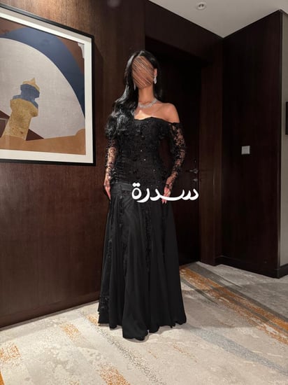 فستان سهرة بتصميم فاخر