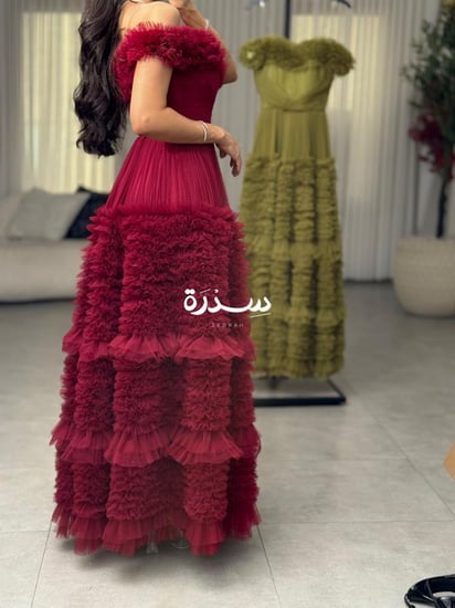 فستان سهرة تل أوف شولدر