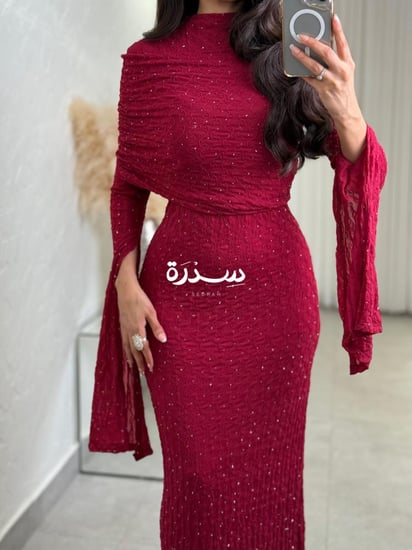 فستان سهرة ناعم