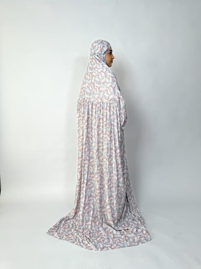 جلال صلاة 1 قطعة كم مطاط | Prayer Dress 1 Part Rubber Sleeve
