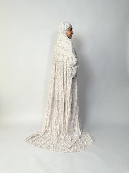 جلال صلاة 1 قطعة كم مطاط | Prayer Dress 1 Part Rubber Sleeve