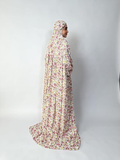 جلال صلاة 1 قطعة كم دانتيل | Prayer Dress 1 Part Lace Sleeve