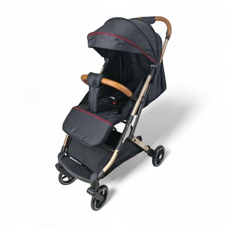 عربية الطيارة خفيفة للسفر - اسود