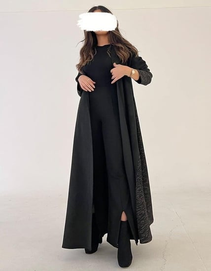 عباية شتوية شامواه وكريب