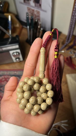 سبحة بكلايت بكركوشه(عاج الصحراء)