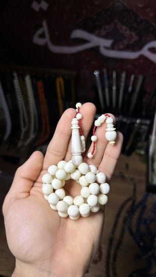 سبحة عظم جمل طبيعي - قصه دائريه
