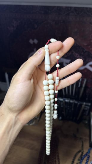 سبحة عظم جمل طبيعي - قصه دائريه