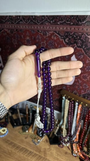 بكلايت خزامي شفاف بطربزونه بيضاء