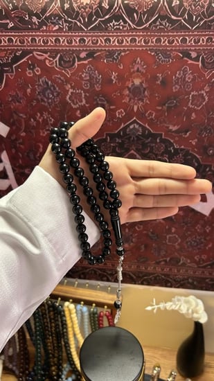 سبحة بكلايت اسود