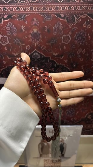 سبحة زعفران ايراني برائحة ثابته