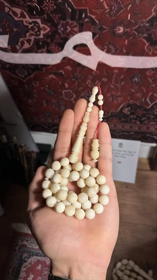 سبحة عظم جمل طبيعي - قصه دائريه