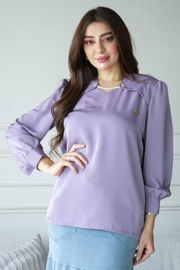 بلوزه اكسسوار رقبه