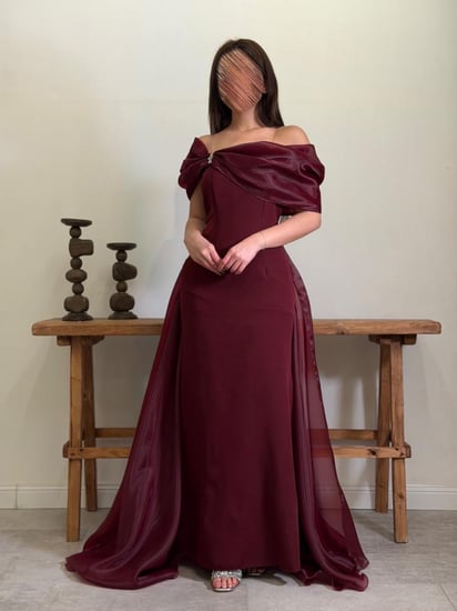 فستان سهرة ياقوتة الأوبرا