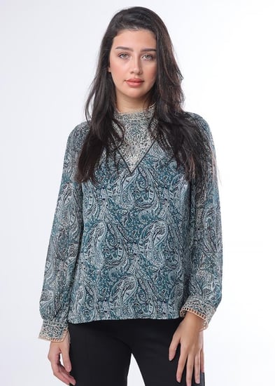 بلوزه مشجر برنت