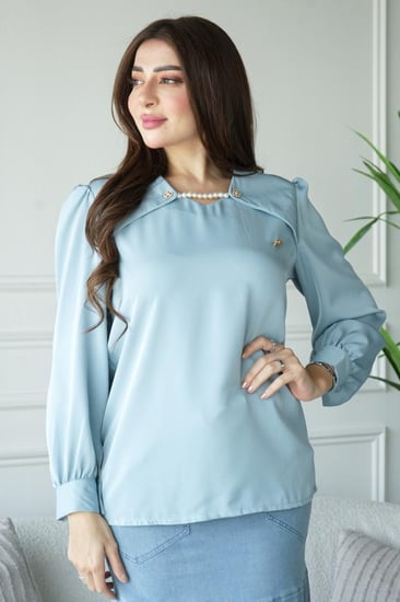 بلوزه اكسسوار رقبه