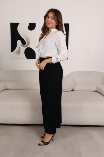 بلوزة حرير  رسميه للدوامات