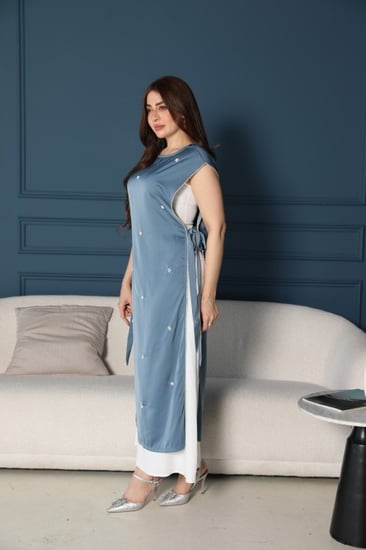 جلابيه قطعتين تصميم ايطالي راقي