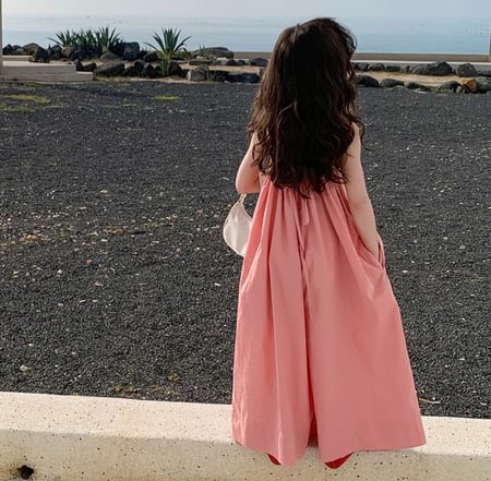 أفرول فضفاض سادة للأطفال ، طراز كوري أنيق ، سراويل حريم غير رسمية للخارج ، أفرول أطفال ، ملابس جميلة للفتيات ، قطن ، 3-8 سنوات