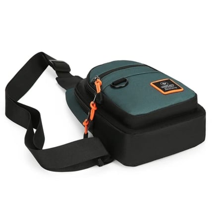 حقيبة صدر من قماش أكسفورد خفيف الوزن للرجال ، حقيبة كتف متقاطعة مع الجسم ، حقائب خصر كاجوال أنيقة ، أزياء رجالية