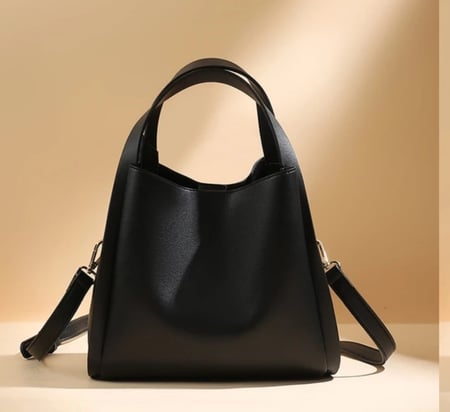 بو الجلود دلو حقيبة الكتف للنساء ، حقائب رسول Crossbody ، حقيبة اليد الكبيرة ، حقائب اليد السوداء ، مصمم العلامة التجارية ، الأزياء