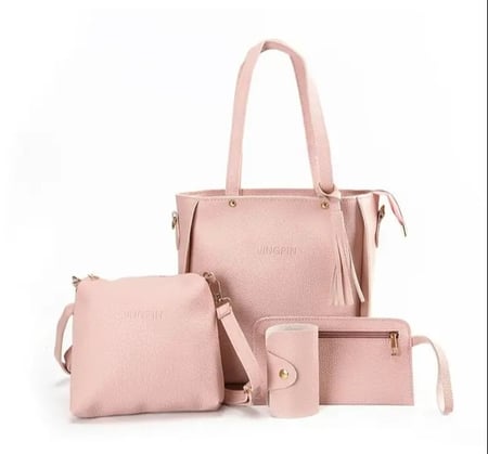 4Pcs/Set Crossbody Shoulder Bag High Capacity Pattern PU Leather Shoulder Bags Wallet Purse Ladies Crossbody Bag for Women Girlstط_msvAFuM