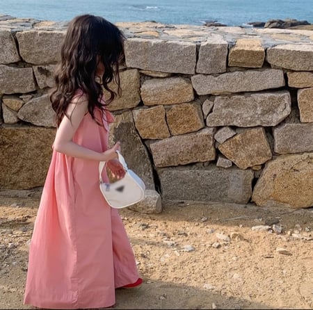 أفرول فضفاض سادة للأطفال ، طراز كوري أنيق ، سراويل حريم غير رسمية للخارج ، أفرول أطفال ، ملابس جميلة للفتيات ، قطن ، 3-8 سنوات
