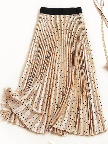 تنورات نسائية بطيات تنورة ربيعية وخريفية بخصر عالٍ تنانير ميدي منقوشة تنورة نسائية مخملية تنورة ماكسي طويلة نسائي Faldas Mujer