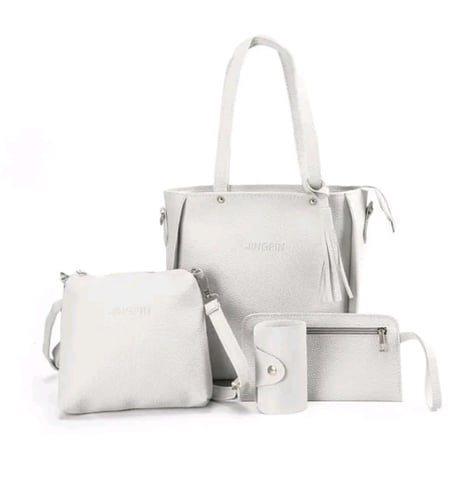 4Pcs/Set Crossbody Shoulder Bag High Capacity Pattern PU Leather Shoulder Bags Wallet Purse Ladies Crossbody Bag for Women Girlstط_msvAFuM