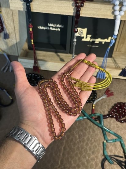 سبحة زعفران بني