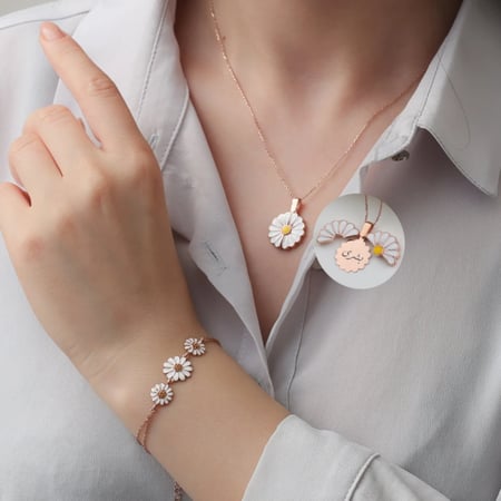 قلادة فضة نسائية - مجوهرات الريفان