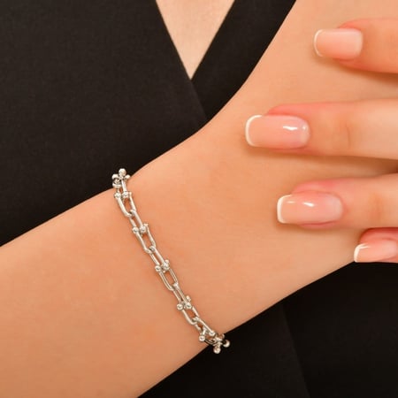 اسوارة يد نسائية فضة عيار 925