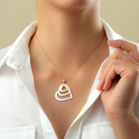 قلادة فضة نسائية - مجوهرات الريفان