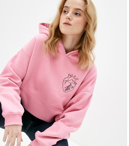 بلوفر هودي بناتي هبة القلب