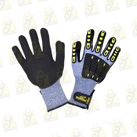 قفازات قماشية بطبقة حماية