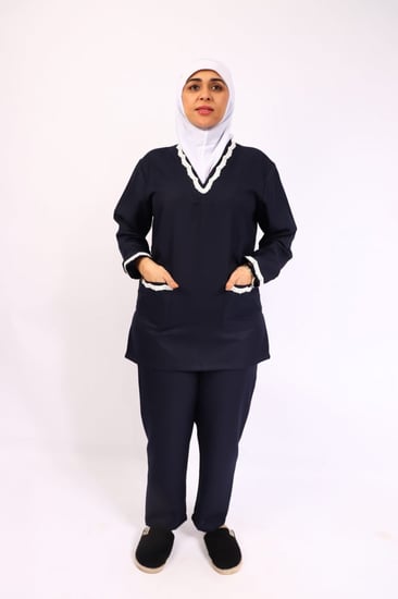زي عاملات بدلة 2 قطعة شتوي
