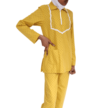 زي عاملات المنزل موديل مشجر كويتي