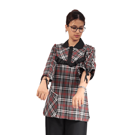 زي عاملات كويتي موديل دانتيل