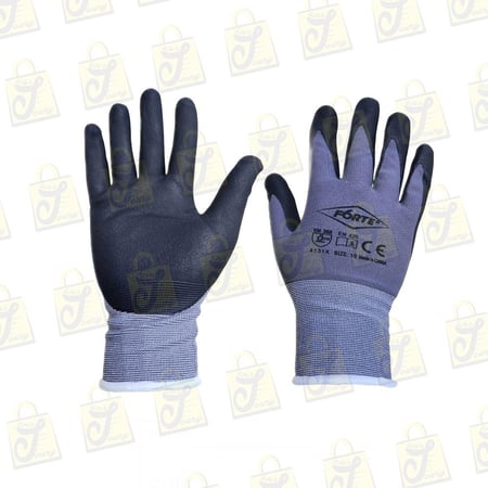 قفازات قماشية لونين مبطن بطبقة نايلون عازلة