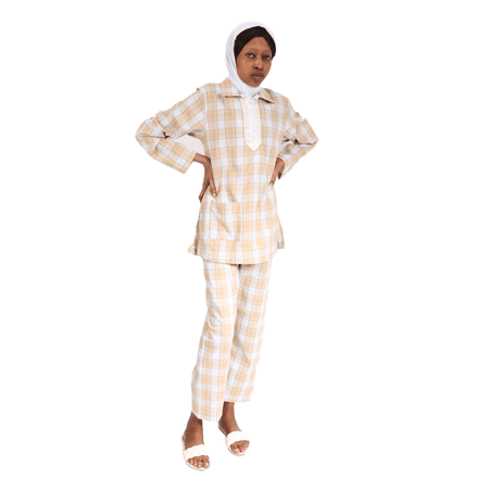 بدلة شغالة قطعتين اثنين لون