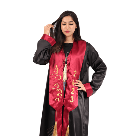 وشاح تخرج للكبار الوان مختلفة