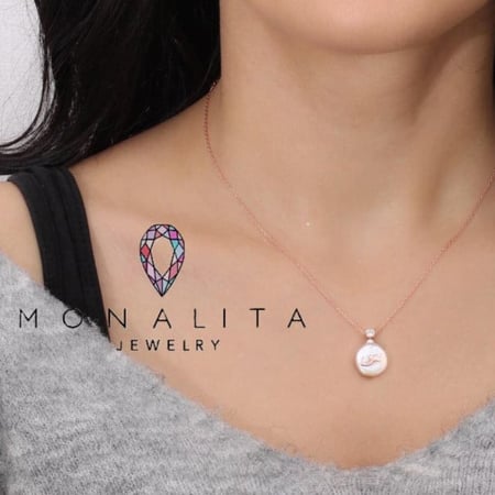 سلاسل الأحرف العربية الأنيقة , اللون روز جولد (LA1) .