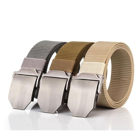 حزام رجالي عملي من النايلون المعدني متعدد الألوان