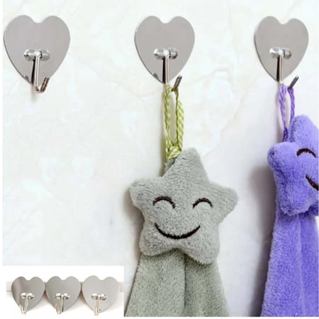 علاقات لاصقة كروم بشكل قلب م/MC9103