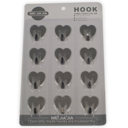 علاقات لاصقة كروم بشكل قلب م/MC9103