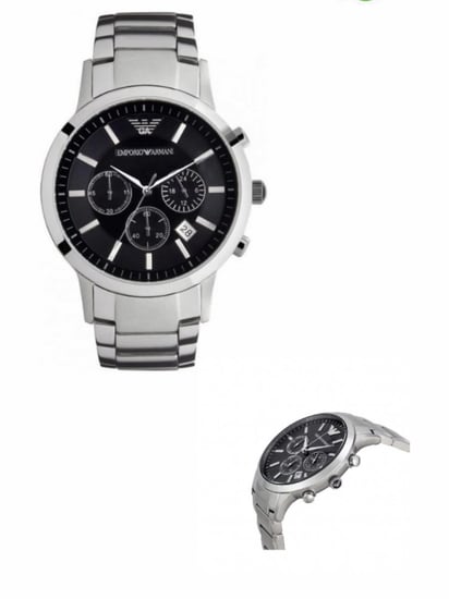ساعه امبريو ارماني أسود