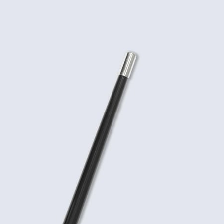 عصا فاخرة بمقبض محفور بتصميم الذئب