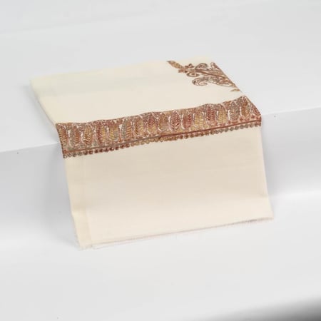 شال باشمينا ملكي خاص يدوي كشميري مطرز M228