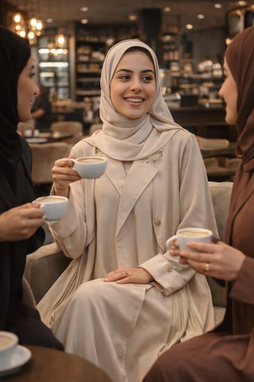 عباية بليزر سوداء كلوش بقلاب وكسرات جانبيه انيقه جداً